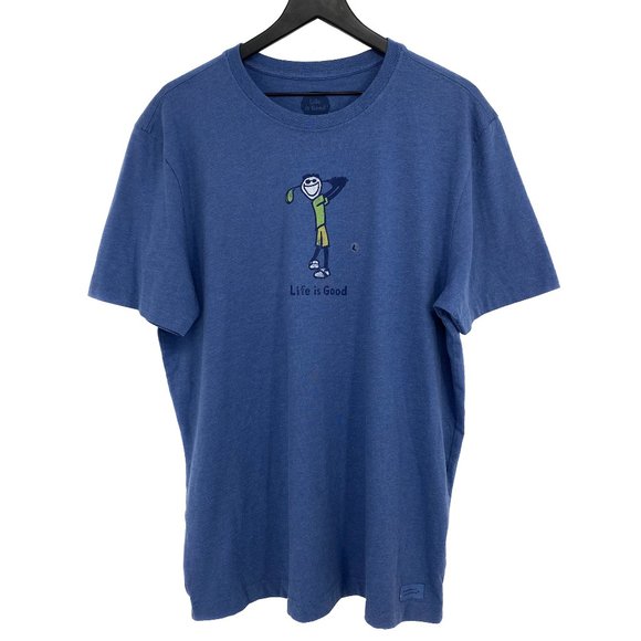 LIFE IS GOOD Classic Golf Crusher Tee Size L - Picture 1 of 16